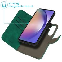 imoshion Etui de télephone luxe 2-en-1 amovible Samsung Galaxy A55 - Vert foncé
