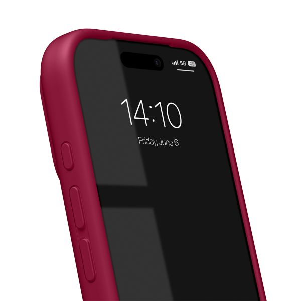 iDeal of Sweden Coque en silicone avec MagSafe Apple iPhone 17 Pro Max - Cranberry