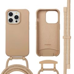imoshion Coque arrière Color avec cordon amovible et MagSafe Apple iPhone 14 Pro - Nude