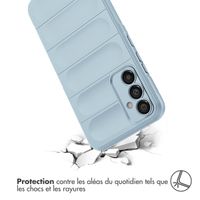 imoshion Coque arrière EasyGrip Samsung Galaxy A34 (5G) - Bleu clair