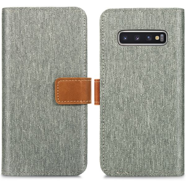 imoshion Étui de téléphone portefeuille Canvas Luxe Galaxy S10