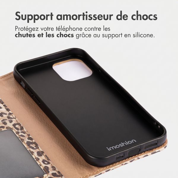 imoshion Étui de télephone portefeuille Design Apple iPhone 13 - Leopard Mood