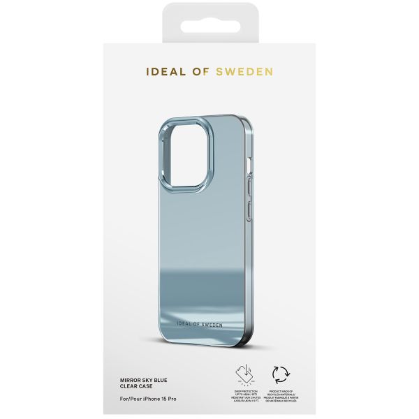 iDeal of Sweden Coque arrière Mirror Apple iPhone 15 Pro - Sky Blue