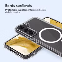imoshion Coque arrière de protection avec MagSafe Samsung Galaxy S22 - Transparent