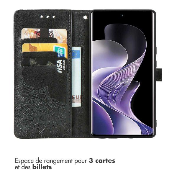 imoshion Etui de télephone Mandala Xiaomi Poco X7 - Noir