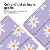 imoshion Coque tablette Design Trifold Apple iPad 11 (2025) 11 pouces A16 / iPad 10 (2022) 10.9 pouces - Flowers Distance