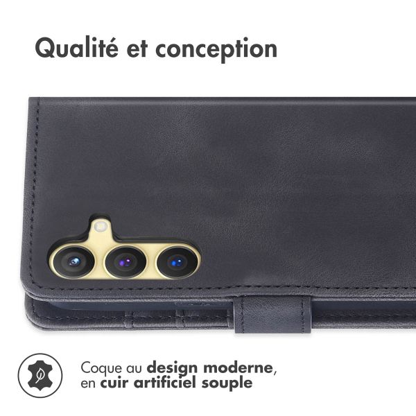 imoshion Etui de téléphone portefeuille avec cordon Samsung Galaxy S24 - Noir