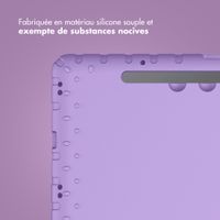 imoshion Coque kidsproof avec poignée Samsung Galaxy Tab S11 / S9 11.0 pouces / S10 Lite / S10 FE / S9 FE 10.9 pouces - Lila