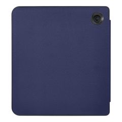 imoshion Étui de liseuse portefeuille Slim Hard Kobo Libra Colour - Bleu foncé
