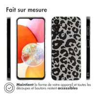 imoshion Coque Design Samsung Galaxy A14 (5G/4G) - Leopard Transparent