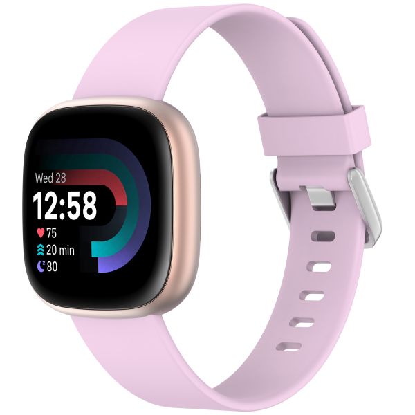 imoshion Bracelet en silicone Fitbit Versa (2) / Versa Lite - Taille L - Vieux Rose