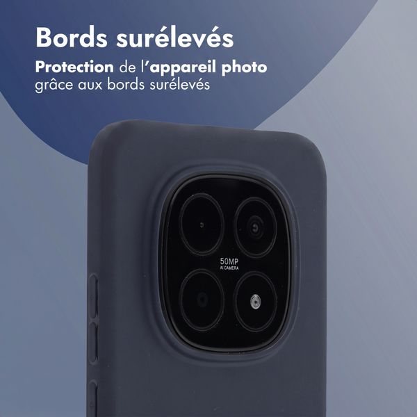 imoshion Coque Couleur Xiaomi Redmi Note 15 Pro Plus (5G) - Bleu foncé
