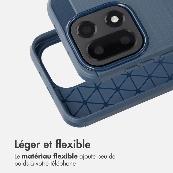 imoshion Coque Brushed OnePlus 15 - Bleu foncé