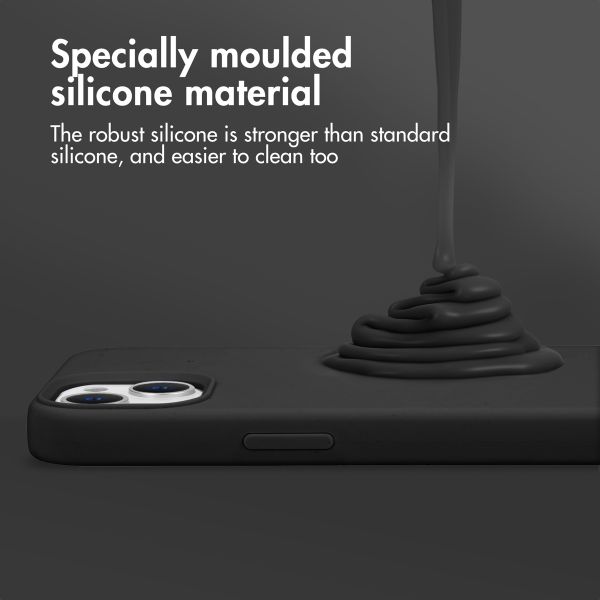Accezz Coque Liquid Silicone Apple iPhone Xr - Noir