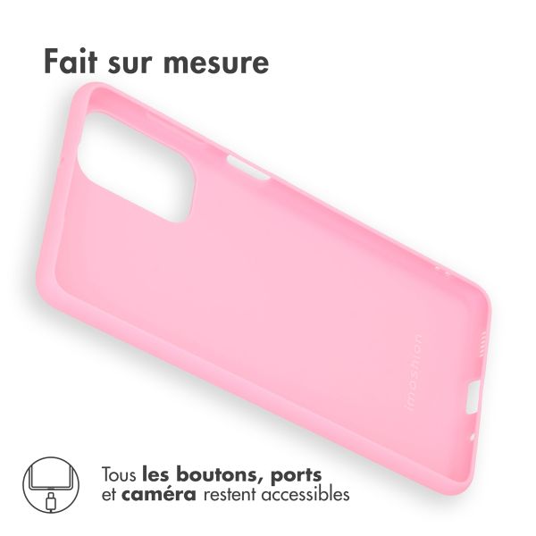 imoshion Coque Couleur Samsung Galaxy M52 - Rose