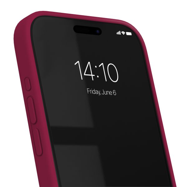 iDeal of Sweden Coque Silicone Apple iPhone 15 Pro Max - Cranberry