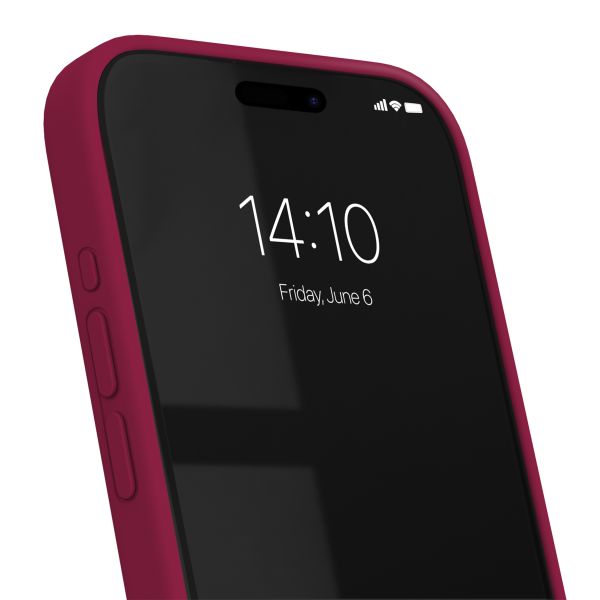 iDeal of Sweden Coque Silicone iPhone 15 Pro Max - Cranberry