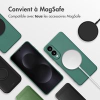 imoshion Coque Couleur avec MagSafe Samsung Galaxy S25 Edge - Vert foncé