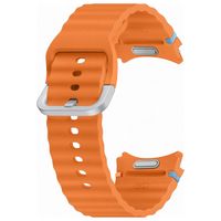 Samsung Bracelet de sport original Watch7 Galaxy Watch 4 / 5 / 6 / 7 (20 mm) - M/L - Orange