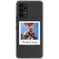 Coque personnalisée avec polaroid Samsung Galaxy A53 - Transparent