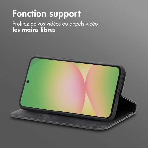 imoshion Étui de téléphone portefeuille Slim Samsung Galaxy A36 - Noir