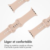 imoshion Bracelet en silicone⁺ Apple Watch Series 1 á 10 / SE / Ultra (2) (44/45/46/49 mm) - Sand Pink - Taille M/L