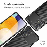 imoshion Coque silicone Carbon Samsung Galaxy A33 - Noir