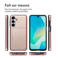 imoshion Coque arrière avec porte-cartes Samsung Galaxy A16 - Rose Doré