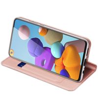 Dux Ducis Étui de téléphone Slim Samsung Galaxy A21s - Rose Champagne