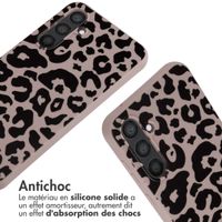 imoshion Coque design en silicone avec cordon Samsung Galaxy S23 FE - Animal Pink