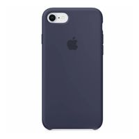 Apple Coque en silicone Apple iPhone SE (2022 / 2020) / 8 / 7 - Midnight Blue
