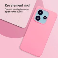 imoshion Coque Couleur Xiaomi Redmi Note 14 (4G) - Bubblegum Pink
