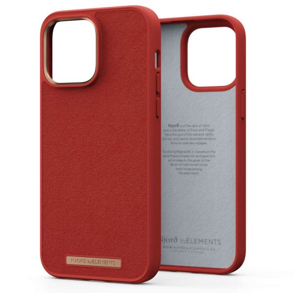 Njorð Collections Coque daim Comfort+ iPhone 14 Pro Max - Burnt Orange