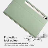 Accezz Coque tablette Classic Samsung Galaxy Tab S9 11.0 pouces / Tab S10 FE / S9 FE 10.9 pouces - Vert
