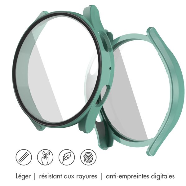 imoshion Coque rigide à couverture complète Samsung Galaxy Watch 5 - 40 mm - Vert foncé