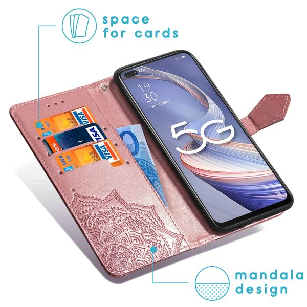 imoshion Etui de téléphone portefeuille Mandala Oppo Reno4 Z 5G