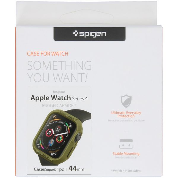 Spigen Coque Rugged Armor™ Apple Watch 4 / 5 / 6 / SE - 44 mm - Vert