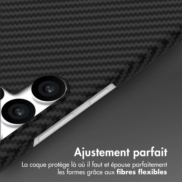 Accezz Coque Kevlar MagSafe Samsung Galaxy S23 Ultra - Noir