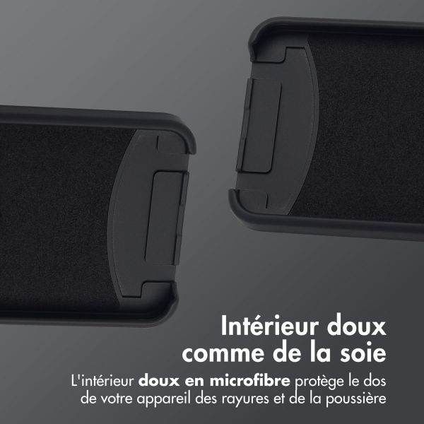 imoshion Coque arrière Color avec cordon amovible et MagSafe Samsung Galaxy S24 / S25 - Noir