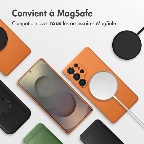 imoshion Coque Couleur avec MagSafe Samsung Galaxy S25 Ultra - Neon Orange