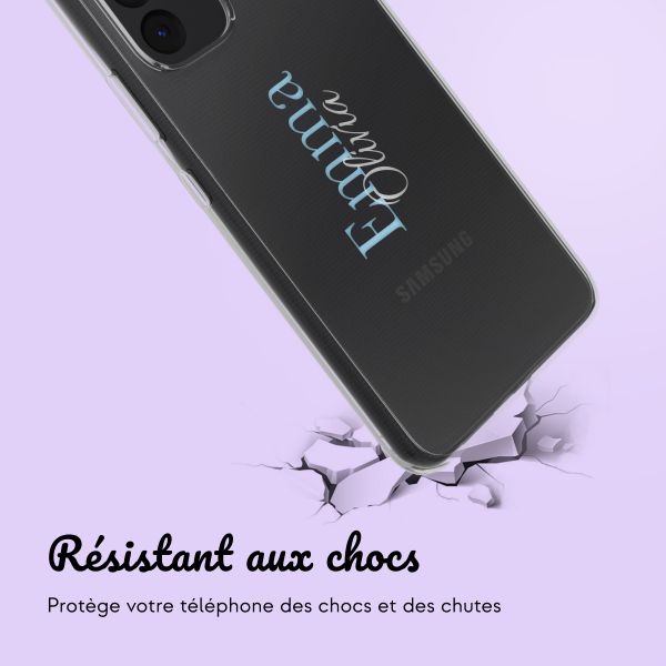 Coque avec votre propre photo et/ou texte Samsung Galaxy A53 - Naam