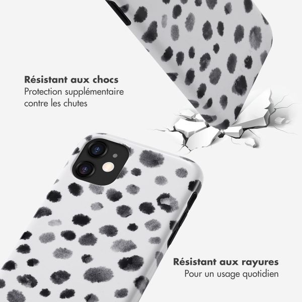 Selencia Coque arrière Vivid Apple iPhone 11 - Trendy Leopard