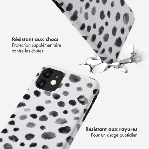 Selencia Coque arrière Vivid Tough iPhone 11  - Trendy Leopard