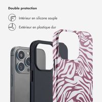 Selencia Coque arrière Vivid Apple iPhone 13 Pro - Trippy Swirl Dark Rose