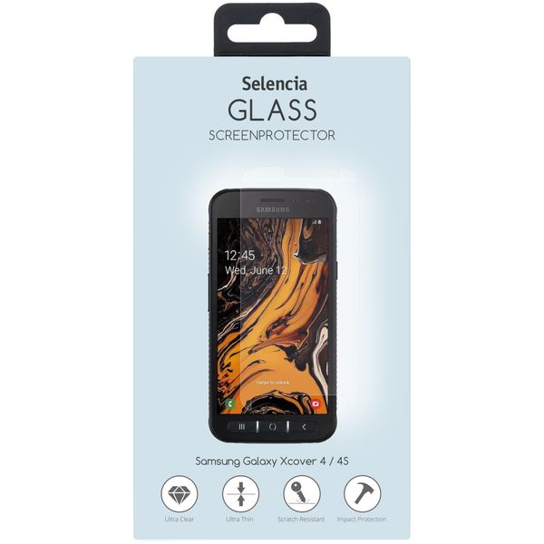 Selencia Protection d'écran en verre trempé Samsung Galaxy Xcover 4 / 4S