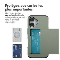 imoshion Coque arrière avec porte-cartes Apple iPhone 17 - Vert