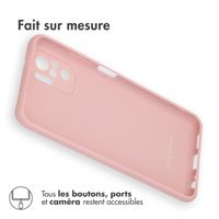 imoshion Coque Couleur Xiaomi Redmi Note 10 (4G) - Dusty Pink