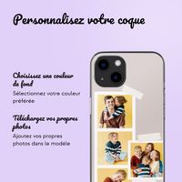 Coque personnalisée avec pellicule N°1 iPhone 13 - Transparent