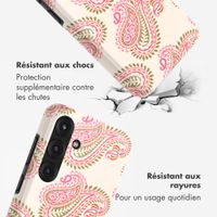 Selencia Coque arrière Vivid Samsung Galaxy S25 FE - Paisley Blush