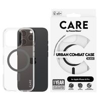 CARE by PanzerGlass Coque Urban Combat MagSafe Apple iPhone 16 Pro - Noir
